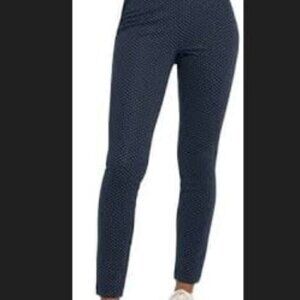 Joe Fresh Navy & White Geometric Printed Leggings